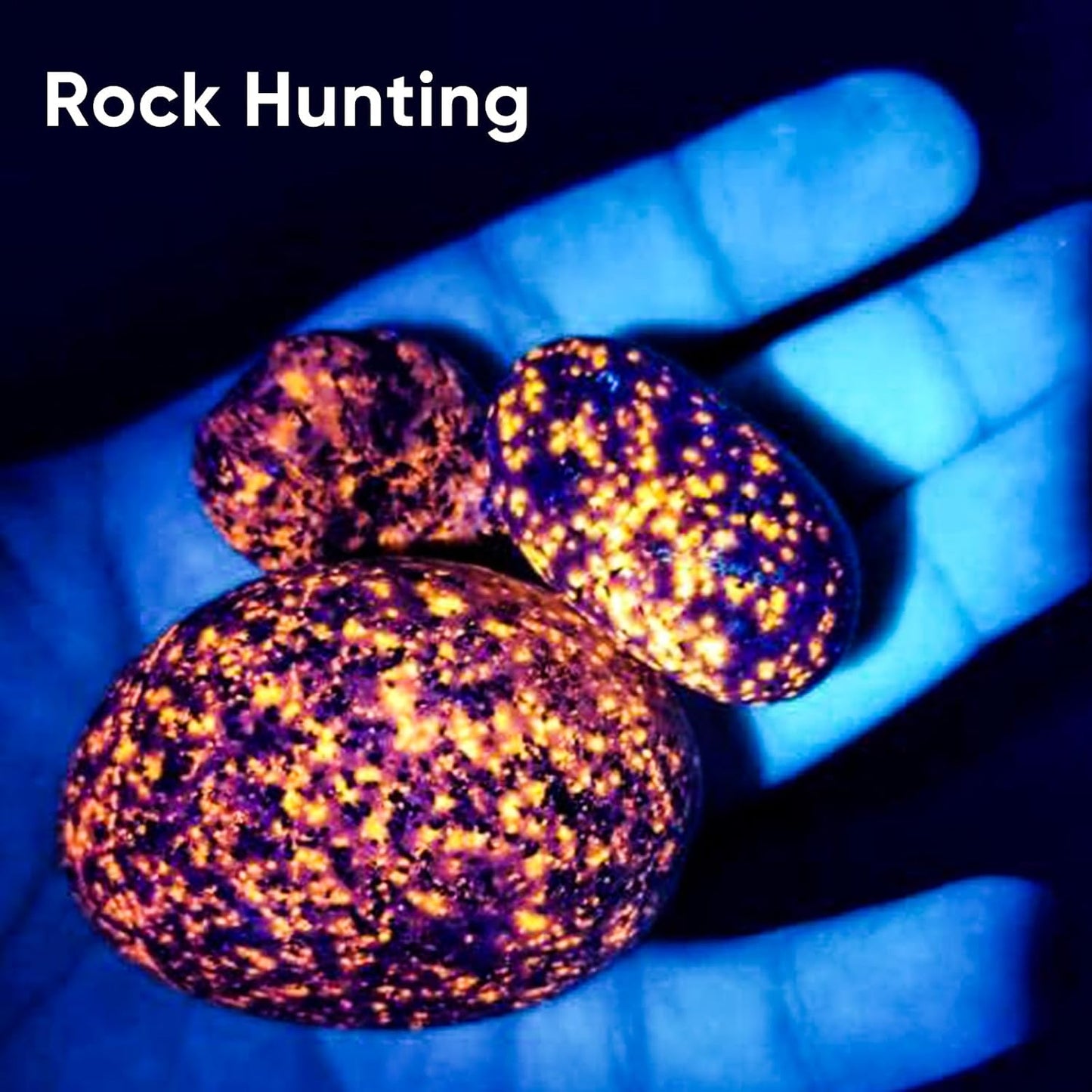 UV Flashlight 20W, 5000 mAh High Power 365nm UV Light, Led Usb Rechargeable Black Light Flashlight for Pet Urine Detection, Resin Curing, Rock Hunting, Traveling, AC Leak,Uranium Glass,Blood Tracking