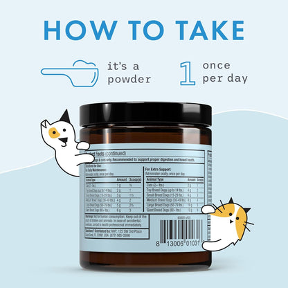 Bark & Whiskers Complete Probiotics, for Dogs and Cats, 3.17 oz (90 g), Supports Immune Function, Digestive Support, Veterinarian Formulated, Non GMO, Dr. Mercola