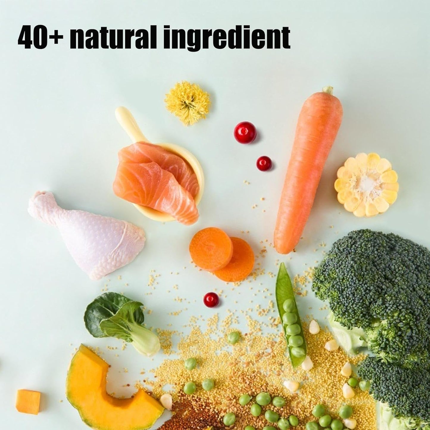 Hamster Treats, Small Pet Chewing, Natural Teething Food, Health Enrichment Snack, Variety Animal Edible Toys, Digestive for Guinea Hamster Bunny Chinchilla Gerbil Cage