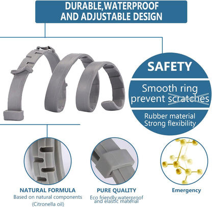 Flea and Tick Collar for Cats, 2 Pack Flea Collar for Cats, Offers 12 Months Protection, Waterproof, Adjustable, One Size Fits All Cat