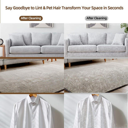 Pet Hair Remover Tool Glove for Cats & Dogs, Static Lint and Fur Removing Mitts for Laundry, Couch, Carpet, Clothing, and Auto Seats