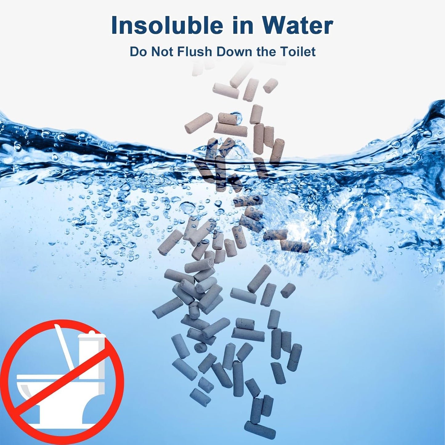 Zeolite Cat Litter Pellets 5 LBs, Generic Litter Pellets Refills for Dual-Layer Stainless Steel Litter Box Systems, Long-Lasting Odor Control, Non-Clumping, Low Dust & Tracking, Pack of 2