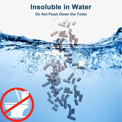 Zeolite Cat Litter Pellets 5 LBs, Generic Litter Pellets Refills for Dual-Layer Stainless Steel Litter Box Systems, Long-Lasting Odor Control, Non-Clumping, Low Dust & Tracking, Pack of 2