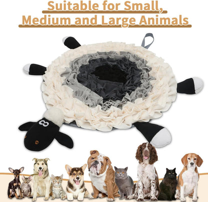 Snuffle Mat for Dogs - Interactive Feeding & Smell Training Toy, Puzzle Slow Feeder for Large, Medium & Small Dogs, Keeps Them Busy, Fun Treat Dispenser & Enrichment Toy