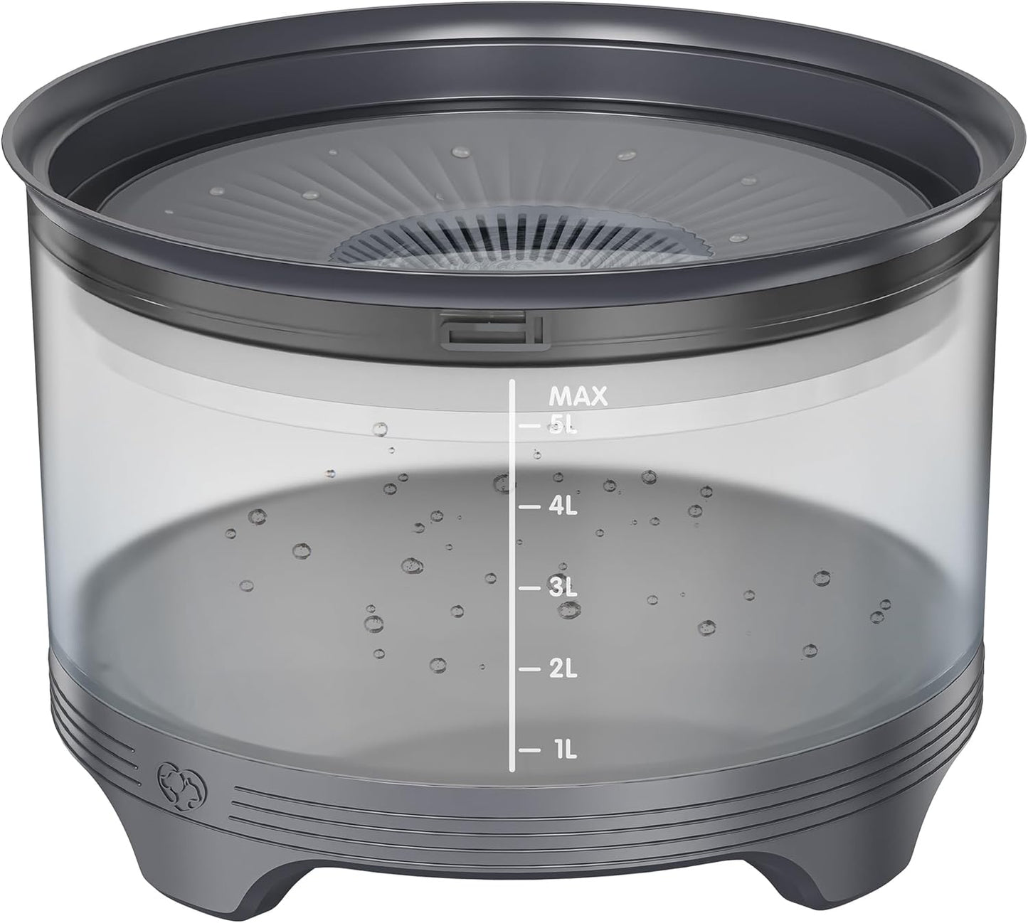 UPSKY 5.5L Dog Water Bowl,186oz Large Capacity, No Spill Anti-Slip Slow Drinking Pet Feeder for Messy Drinkers