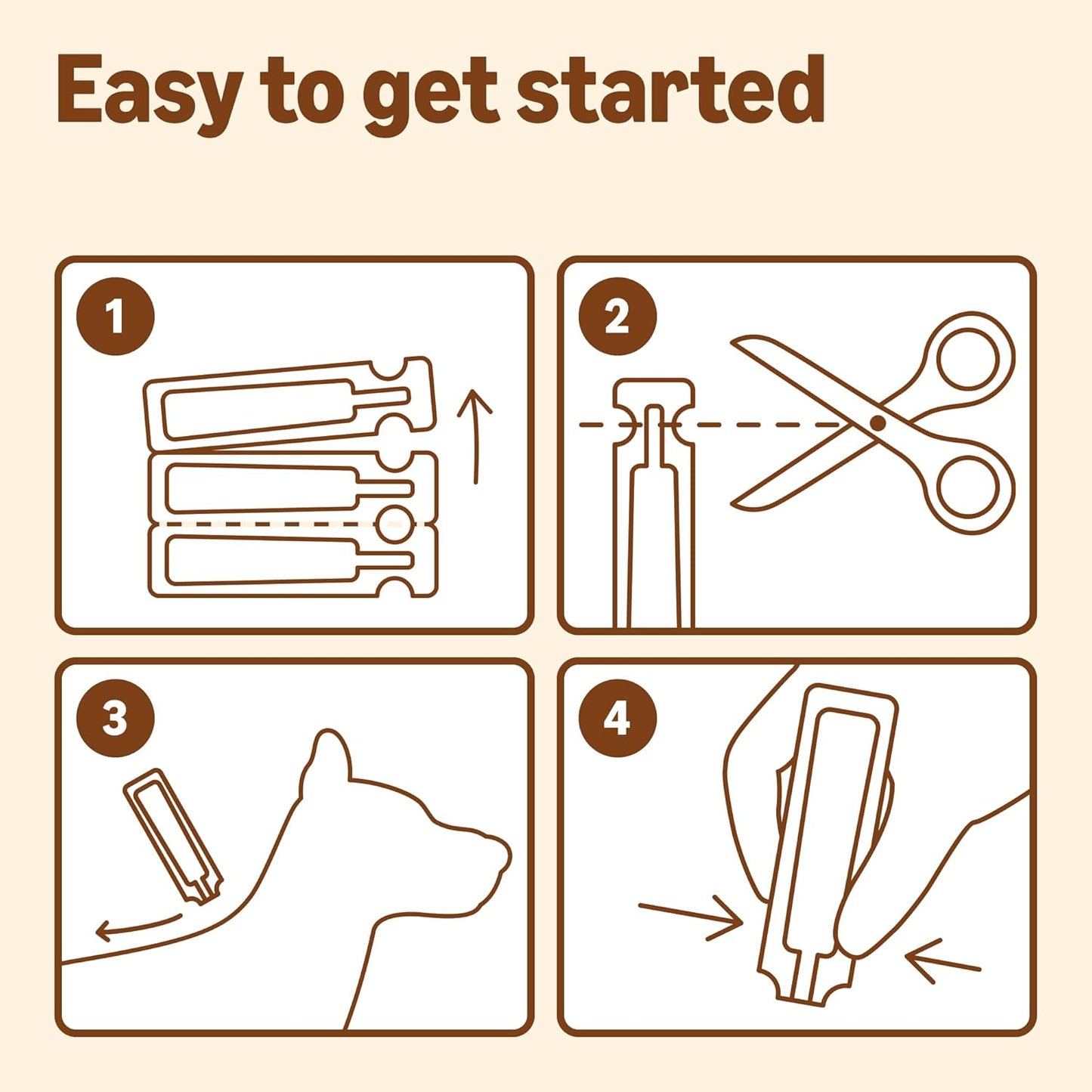 Amazon Basics PreventativeFlea, Tick & Mosquito Topical Treatment for Large Dogs (21-55 pounds), 6 Count, Packaging May Vary