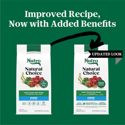 Nutro Natural Choice Puppy Food Dry, Lamb & Brown Rice Recipe, 4.5 lb. Bag