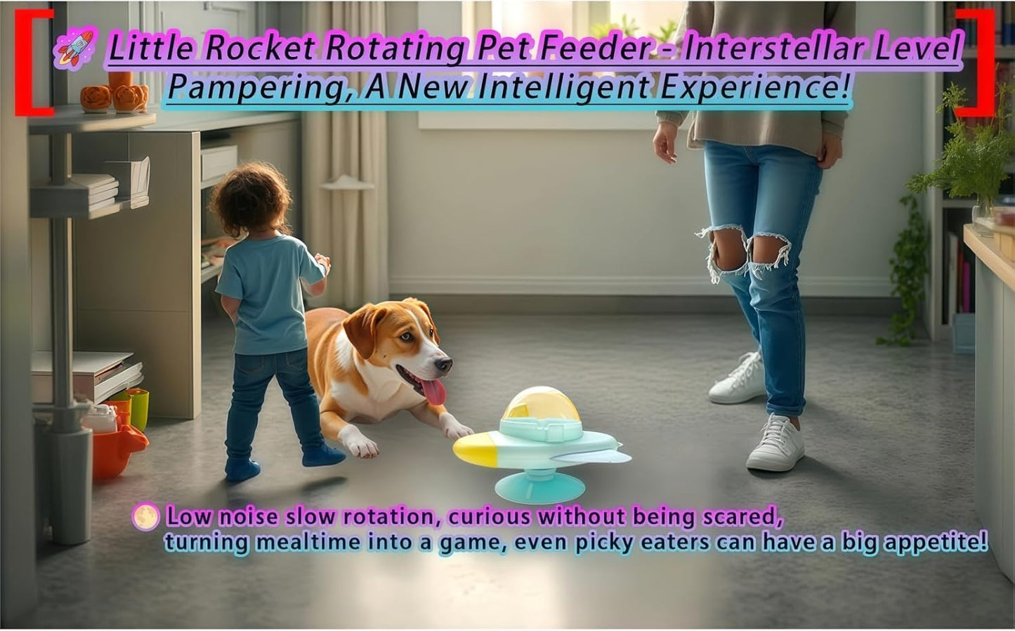 Interactive Dog Puzzle Toy Treat Dispenser - Slow Feeder to Reduce Boredom and Encourage Play