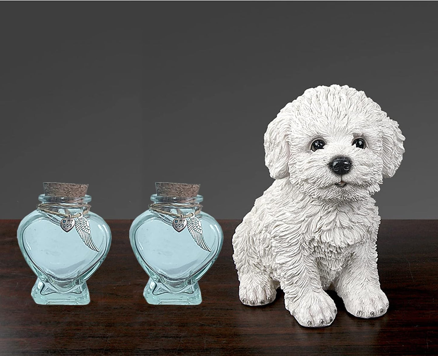 Fight Club Memorial Bottle for pet Hair，Pet Fur Memorial Fur Keepsake，Dog cat Keepsake Fur, pet Memorial urn (Dog)