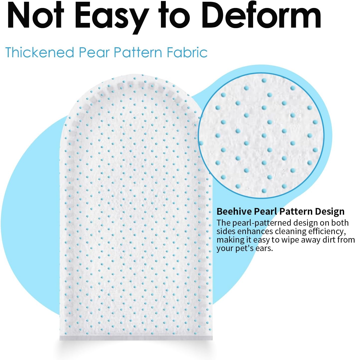 Mooncat Ear Cleaner Finger Wipes for Cats & Dogs and Silicone Grooming Brush Bundle - Gentle Ear Care Solution and Deshedding Massage Comb for Indoor Kittens