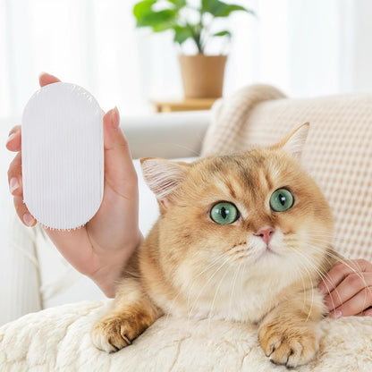 Gentle Cat Tongue Brushes Soft Cat Brush Comfortable Serrations Brushes Scratch-Free Removes Hair Mat Loose Fur Mimicking Maternal Lick Soothing Massage for Cats Enhancing Intimacy