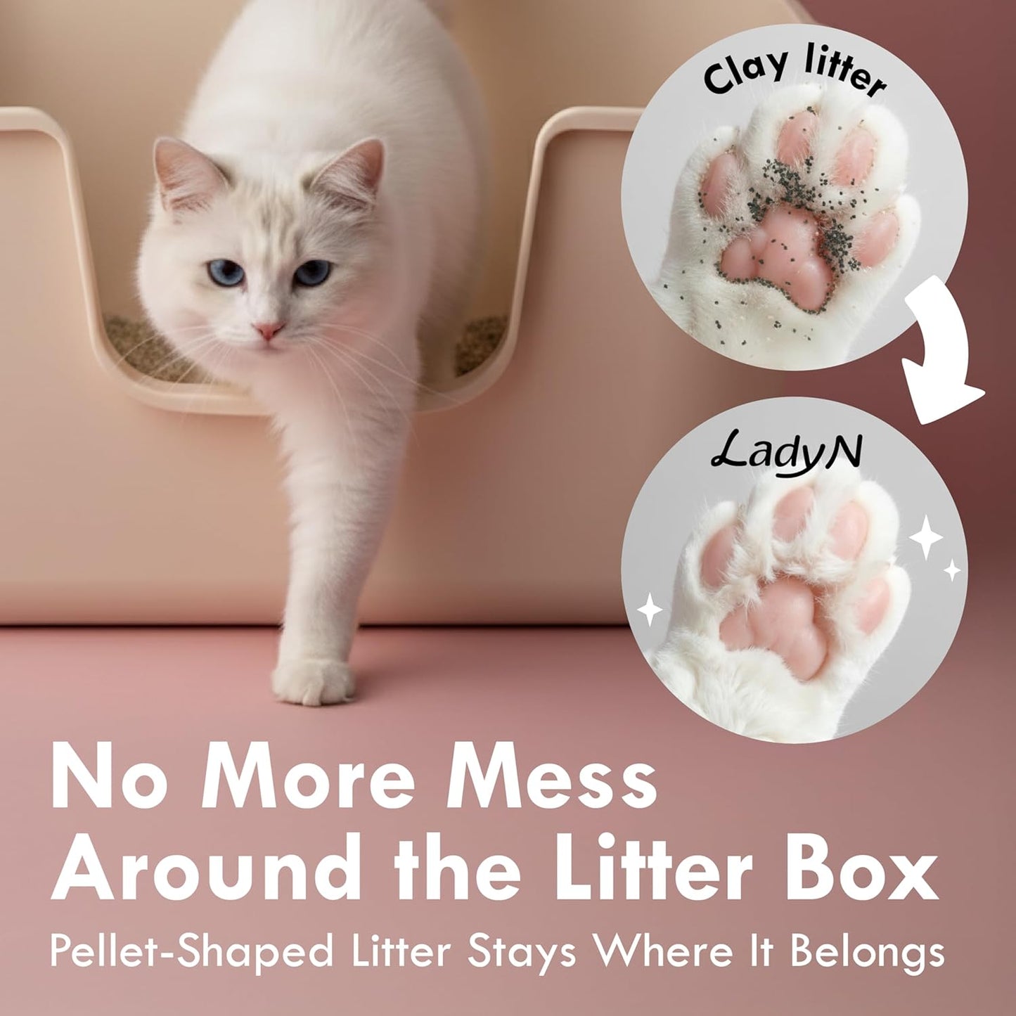 Yosemite Scented Pellet Tofu Cat Litter & Deodorizer Set – Strong Clumping, Odor Control, Easy Cleanup, Long-Lasting Freshness