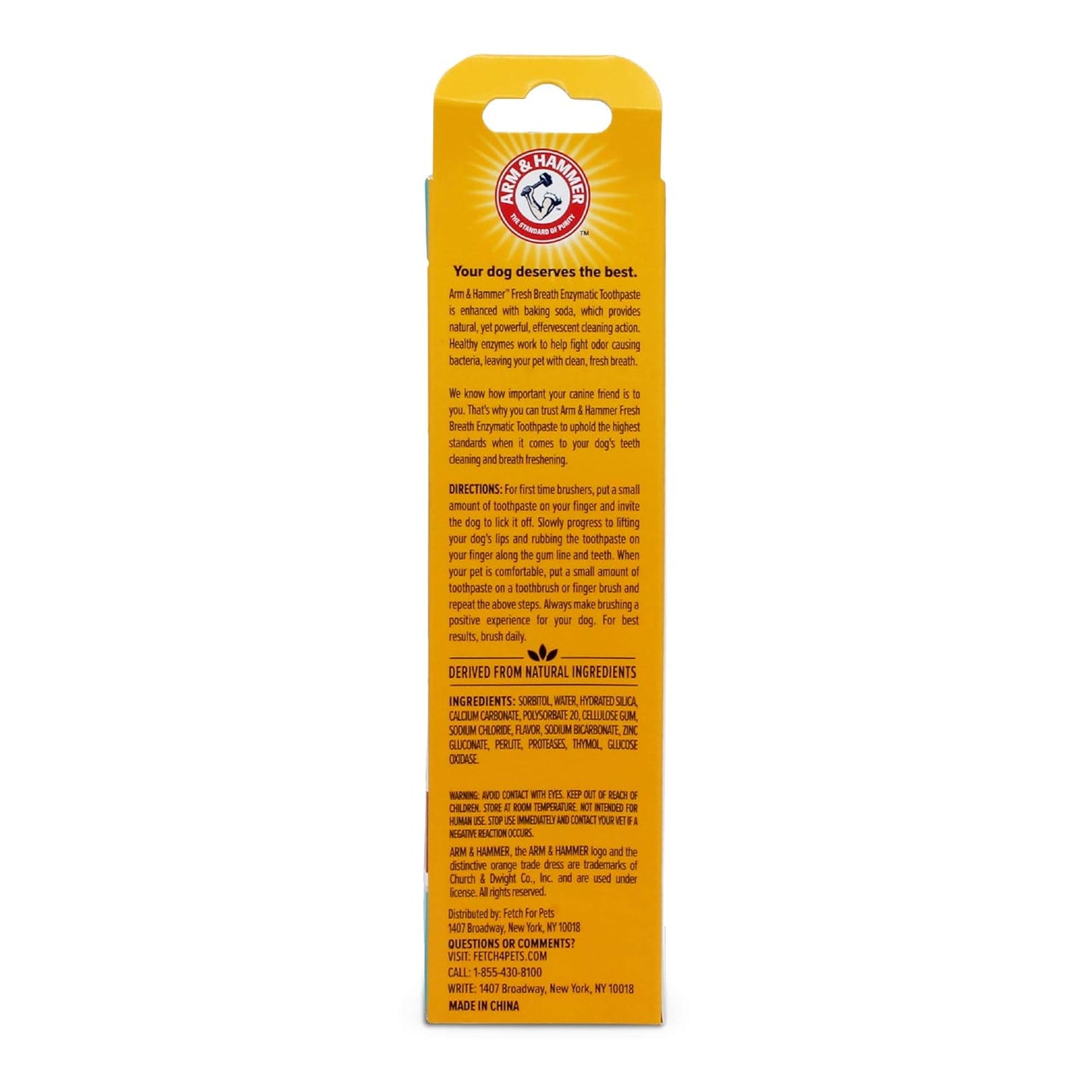 Arm & Hammer for Pets Dental Enzymatic Toothpaste for Dogs | No More Doggie Breath | Dog Toothpaste Safe for All Dogs and Puppies, Advanced Care, Chicken Flavor 2.5 Ounce (Pack of 2)
