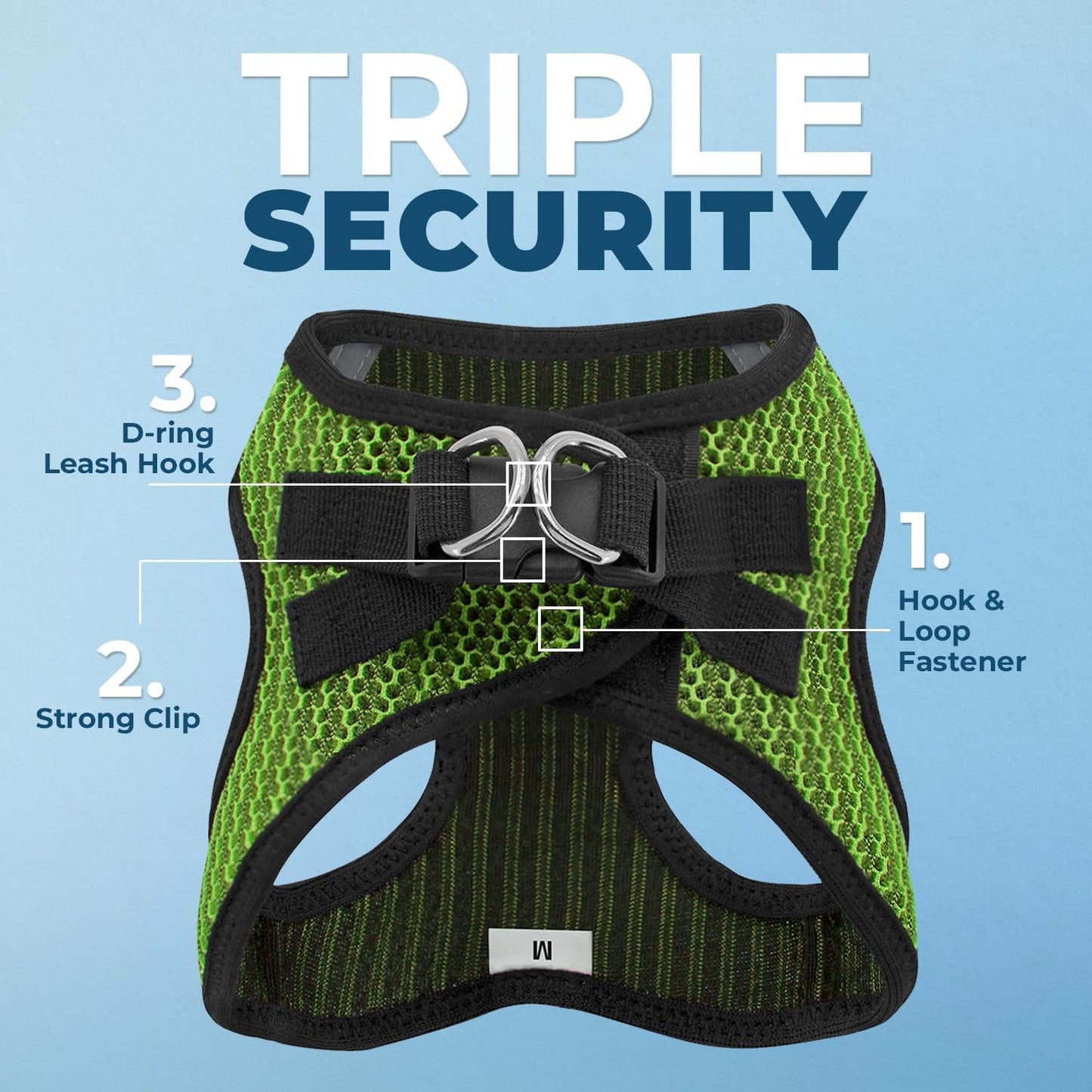 Best Pet Supplies Voyager Step-in Air All Weather Mesh Harness and Reflective Dog 5 ft Leash Combo with Neoprene Handle, for Small, Medium and Large Breed Puppies - Lime Green (2-Tone), S