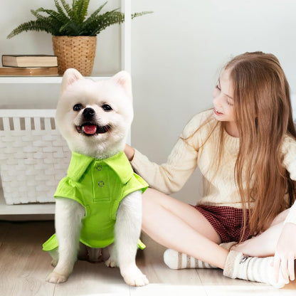 Girl Dog Sports Dress and Dog Dress Puppy Clothes, Puppy Summer Dresses