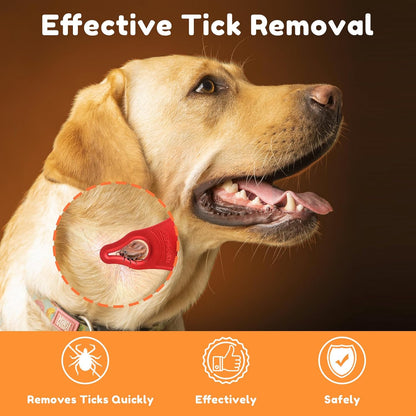 3 Pack Portable Tick Removal Tools, Tick Remover Tools for Dogs, Pets and Humans, Efficient, Safe and Reliable, Tick Key Essentials for Outdoor Activities