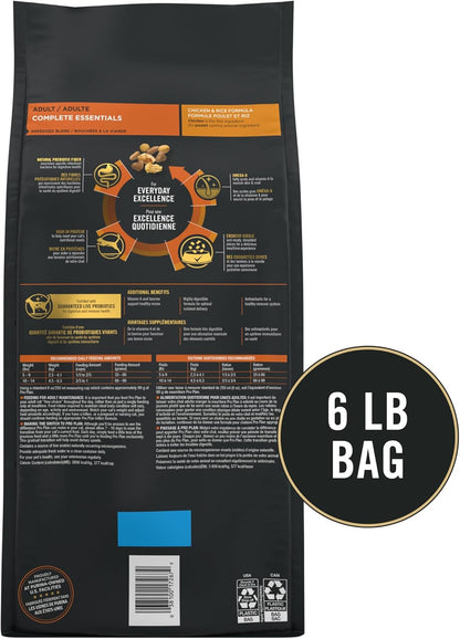 Purina Pro Plan Complete Essentials Shredded Blend Chicken and Rice Formula Adult High Protein Cat Food - 6 lb. Bag