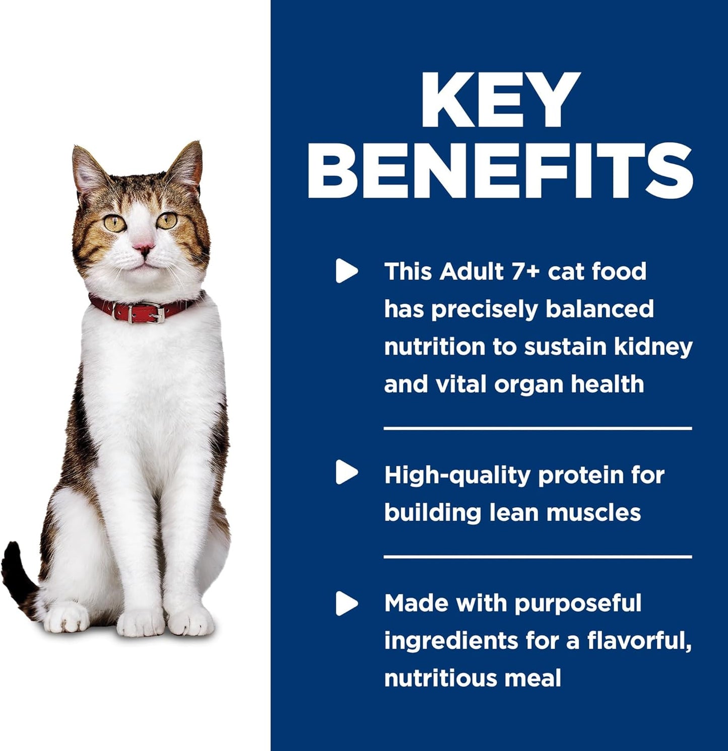 Hill's Science Diet Adult 7+, Senior Adult 7+ Premium Nutrition, Wet Cat Food, Chicken Minced, 2.9 oz Can, Case of 24