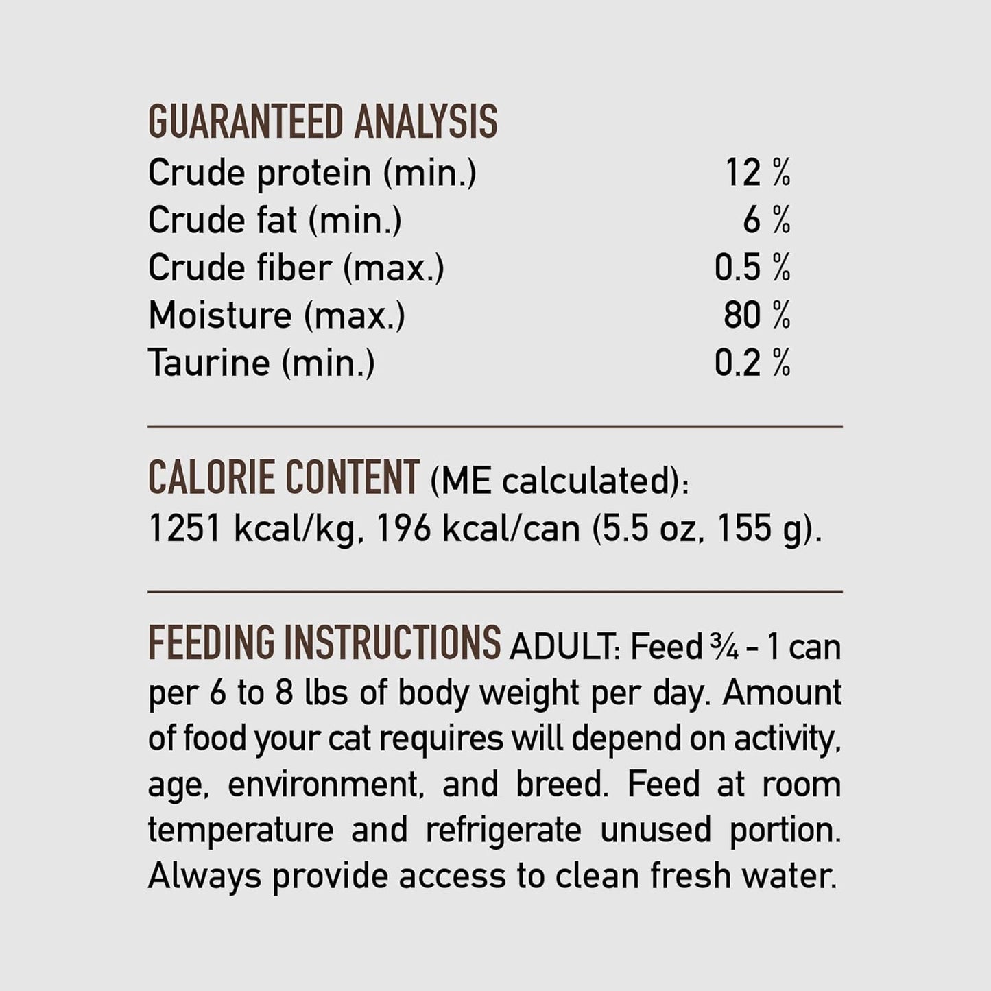 ORIJEN Premium Pate Wet Cat Food in Bone Broth Regional Red Entrée 5.5oz Cans (12 Count)