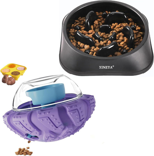 Slow Feeder Dog Bowls, Pet Supplies That Slow Down Eating, Pet Food Bowls, Maze Dog Puzzle Feeder for Medium Breed