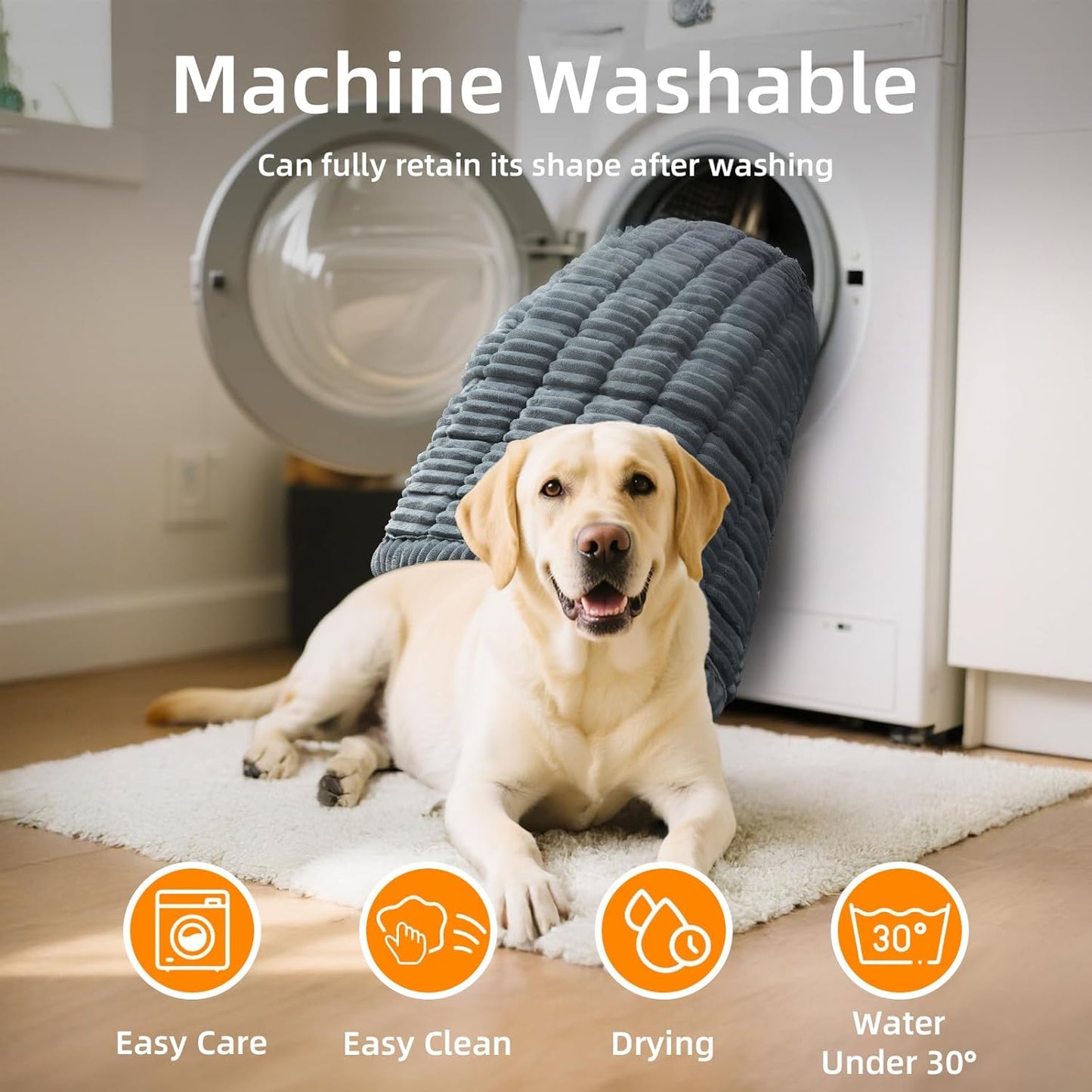 Dog Car Seat Cover for Back Seat, 54"x24.8" Non-Slip Pet Bed Mat, Washable Flannel Travel Mat for SUV & Trucks, Scratch & Spill Proof