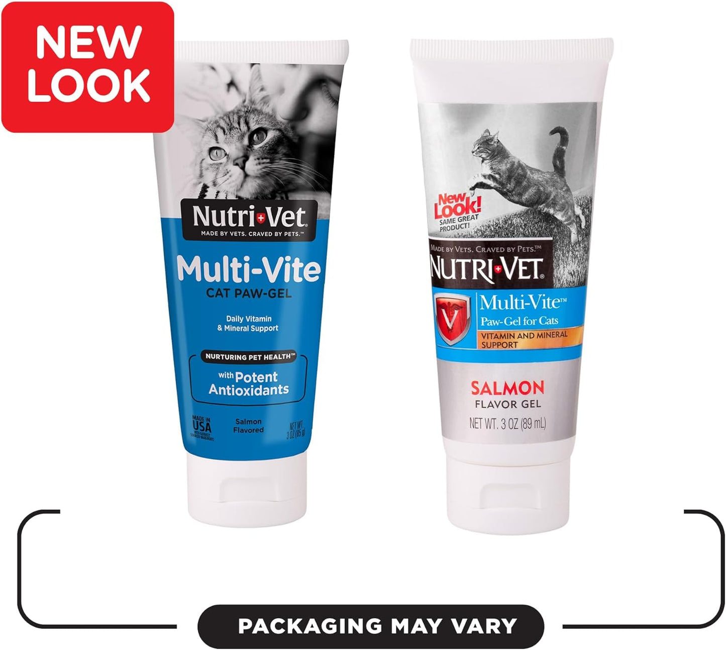 Nutri-Vet Multi-Vite Paw Gel for Cats, Daily Vitamin, Kitten Supplies, Immune Support, Cat Vitamin, Potent Antioxidants, Multi-Vitamin Paw Gel, Senior Feline Supplements, 3 oz