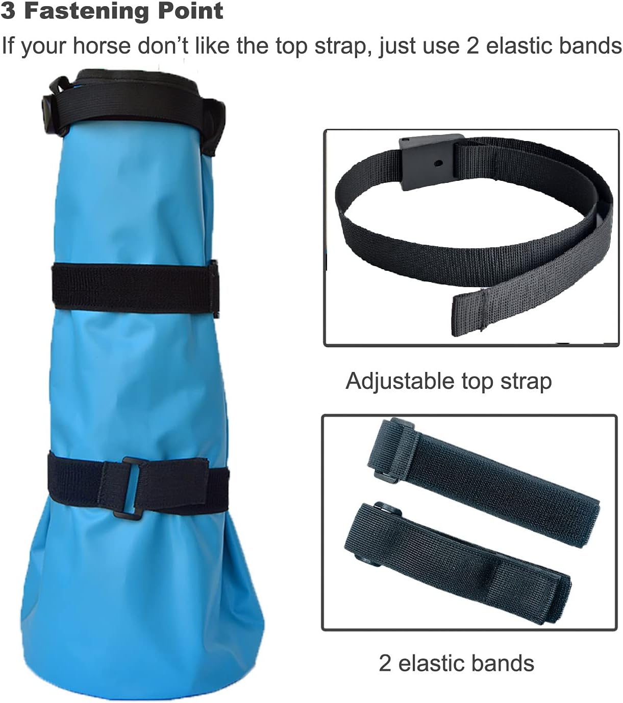 yeezo Hoof Soaking Bag Horse Soaking Boot Hooves Wrapped Easy Soaker Treating Bags with EVA Pad