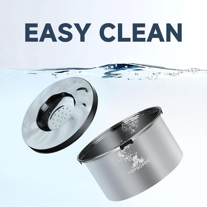 Dog Water Bowl No Spill and Slow Feeder Dog Bowl, 304 Stainless Steel