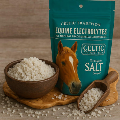 Celtic Tradition Equine Electrolytes – Natural Mineral Salt Supplement for Horses | Replenishes Electrolytes, Supports Hydration & Recovery | 1 lb Resealable Bag