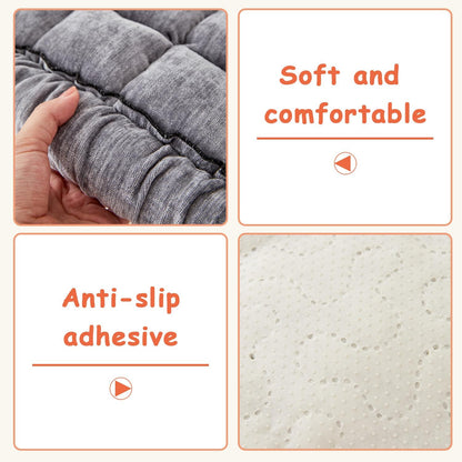 Backseat Pet Bed Mat, Truck Plaid Dog Bed for Car Back Seat, Deluxe Dog Seat Covers, Non-Slip Travel Pet Mat, Fit for Backseat Extenders and Trucks SUVs (Grey, 24.8x54 inch)