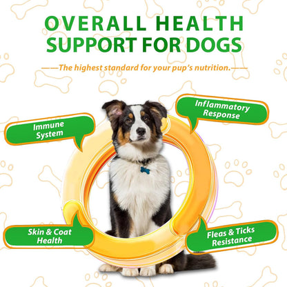 Dog Flеa and Tiсk Prevention for Dogs and Cats, Fleas Ticks Treatment for Dogs, Oral Support Supplement Pest Defense for All Breeds and Ages, Chicken Flavor, 2 Ounce