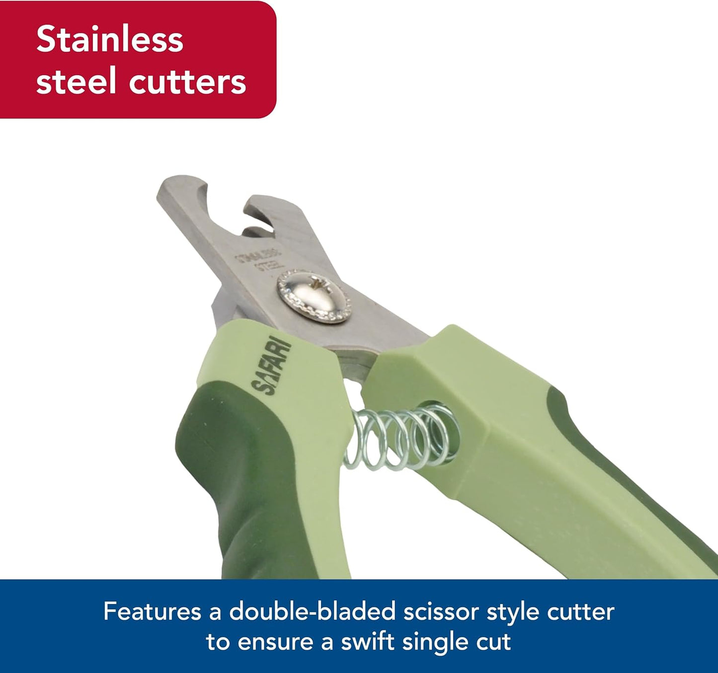 Coastal Pet Safari Professional Dog Nail Trimmer - Dog Nail Clippers for Grooming - Dog Claw Care for Small & Large Dogs - Nail Trimmer - Pet Supplies for Dog Grooming - Standard, 5" x 1.5"