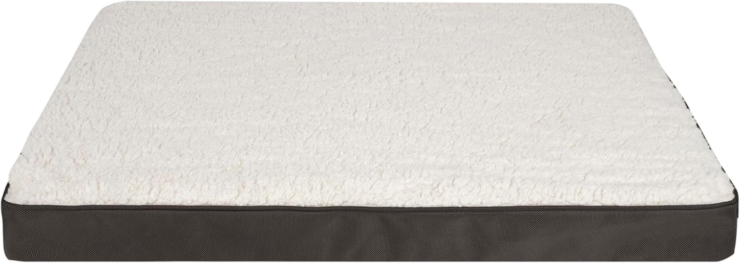 Best Pet Supplies Soft Plush Cute Indoor Dog Bed for Small, Medium, and Large Breeds - Brown, 30x20x3
