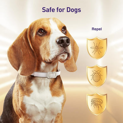 Flea and Tick Collar for Dogs 4 Packs,Dog Collars with Natural Essential Oils,Waterproof, Adjustable for Small Medium Large Dogs,Safe for Puppies