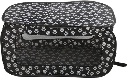Foldable Dog Tent, Pop Up Rectangle Pet Playpen, Large Space Breathable Portable Car Seat Kennel for Dogs Cats, Durable Oxford Fabric with PVC Rubberized Mesh, Easy to Use Double Z