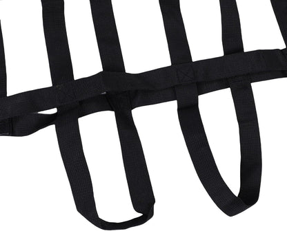 Pssopp Horse Stall Box Fan Holder, Stall & Muck Supplies Strength Safe Hanging Fan Bag for Horse Stable Riding Arenas Ranch Box Holder, Adjustable High Hanging Web