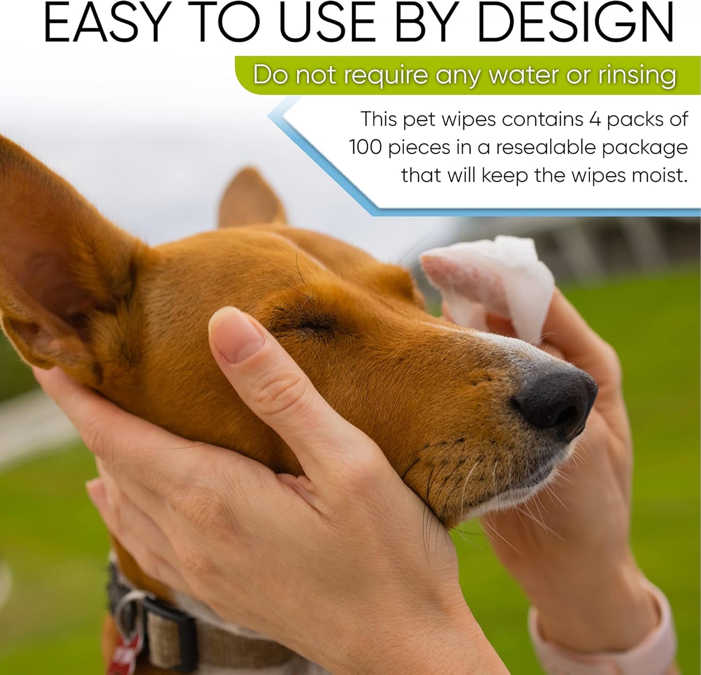 MAGICARE Pet Wipes – 400 pcs Dog Wipes – 8x8 Inch Unscented Dog Paw Cleaner Wipes for Body, Ears, Face, and Skin – Ultra Thick & Soft with Hypoallergenic Formula – Ideal Pet Wipes for Dogs & Cats