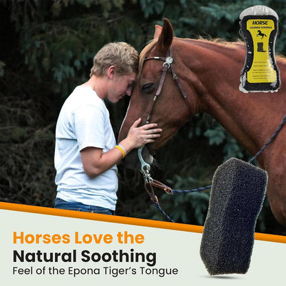 Horse Grooming Brushes, Livestock Grooming Sponge, Equine Massage Brush, for Rubber Material, Groomings Brush with Comfort Grip Feature, Animal Care Accessory, for Outdoor Outing Stable Farm Use
