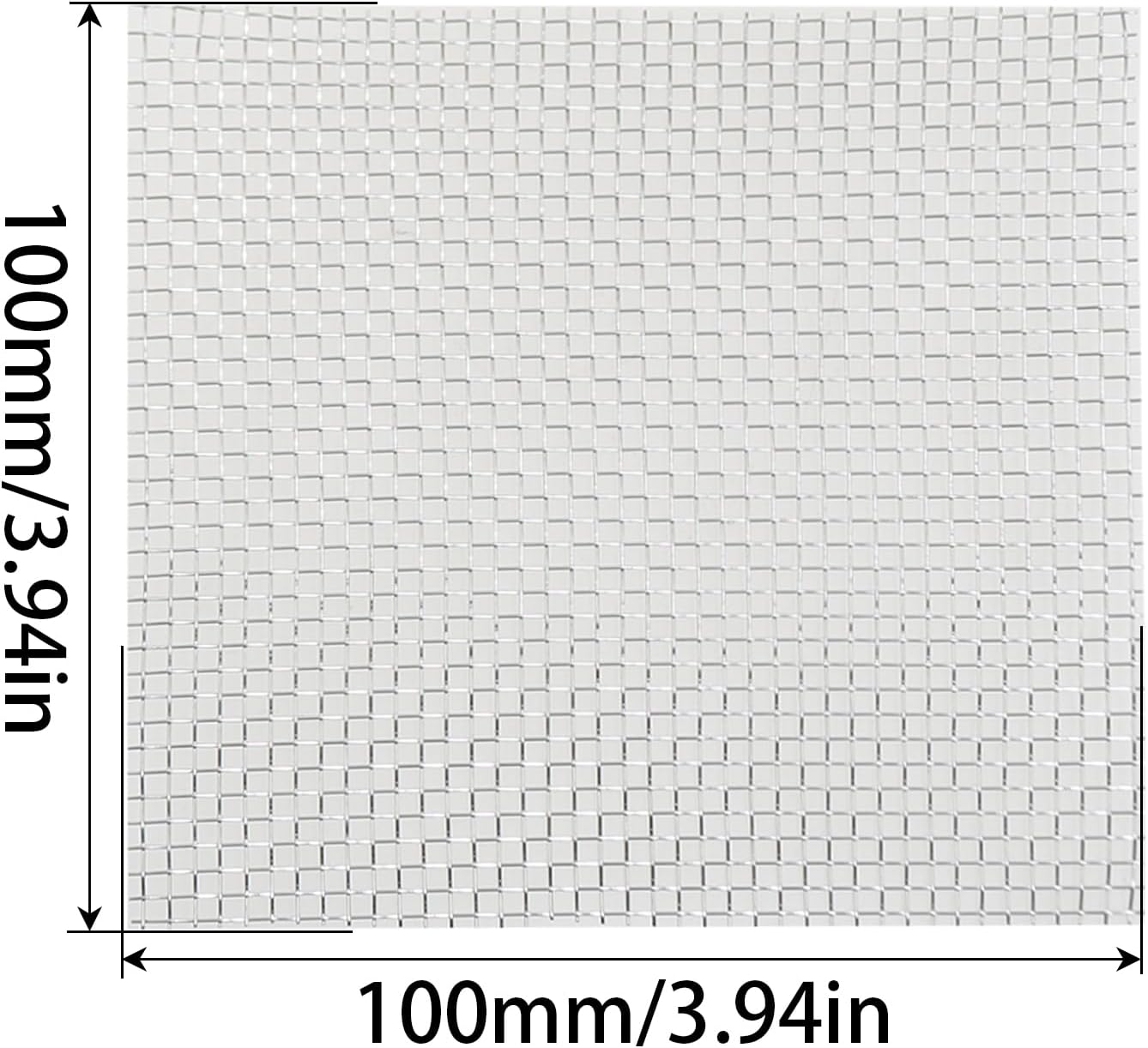 Heyous 6PCS Aquatic Plant Stainless Steel Wire Mesh Pad 10x10cm Aquarium Planting Net for Pump Chambers and Filter Inlets