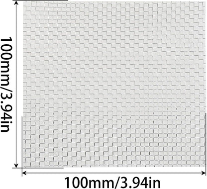 Heyous 6PCS Aquatic Plant Stainless Steel Wire Mesh Pad 10x10cm Aquarium Planting Net for Pump Chambers and Filter Inlets