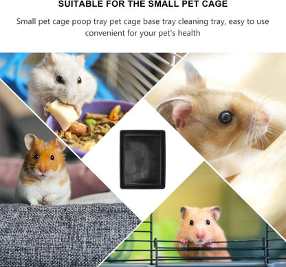 Garneck Dog Crate Replacement Tray 13.38X10.23 Inch Plastic Pet Cage Liner Pan for Dogs Rabbits Cats Small Animals