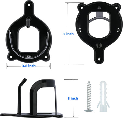 3 Counts Horse Bridle Rack,Heavy Duty Metal Wall Mount Bridle Hooks with Tubes and Screws for Horse Tack Storage Halter Hanger in Barn Stable Tack Room Supplies