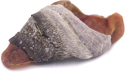 Icelandic+ Fish Ear - Pig Ear Hand-Wrapped in Cod Skin - Dog Treat, Two Chews in One, Long Lasting Dog Chew (Pack of 2)