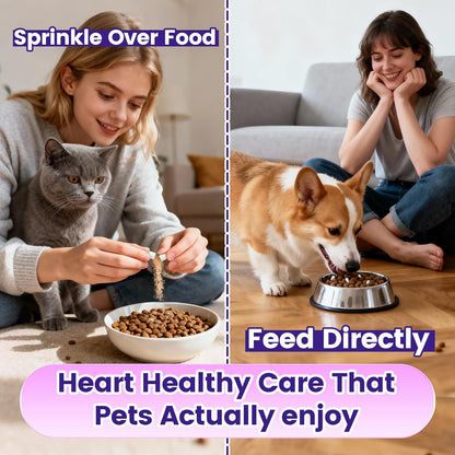 CoQ10 for Dogs, Coenzyme Q10 Heart & Cardiovascular Support Supplement for Dogs Cats, with Taurine & Chicken Liver Powder, Promotes Heart Health, Cognitive and Energy Support - 120 Capsules