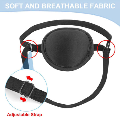 3 PCS Dog Eye Patch - Protective Cover for Injuries,Post-Surgery Recovery,Adjustable Eye Patch for Small Dogs & Cats