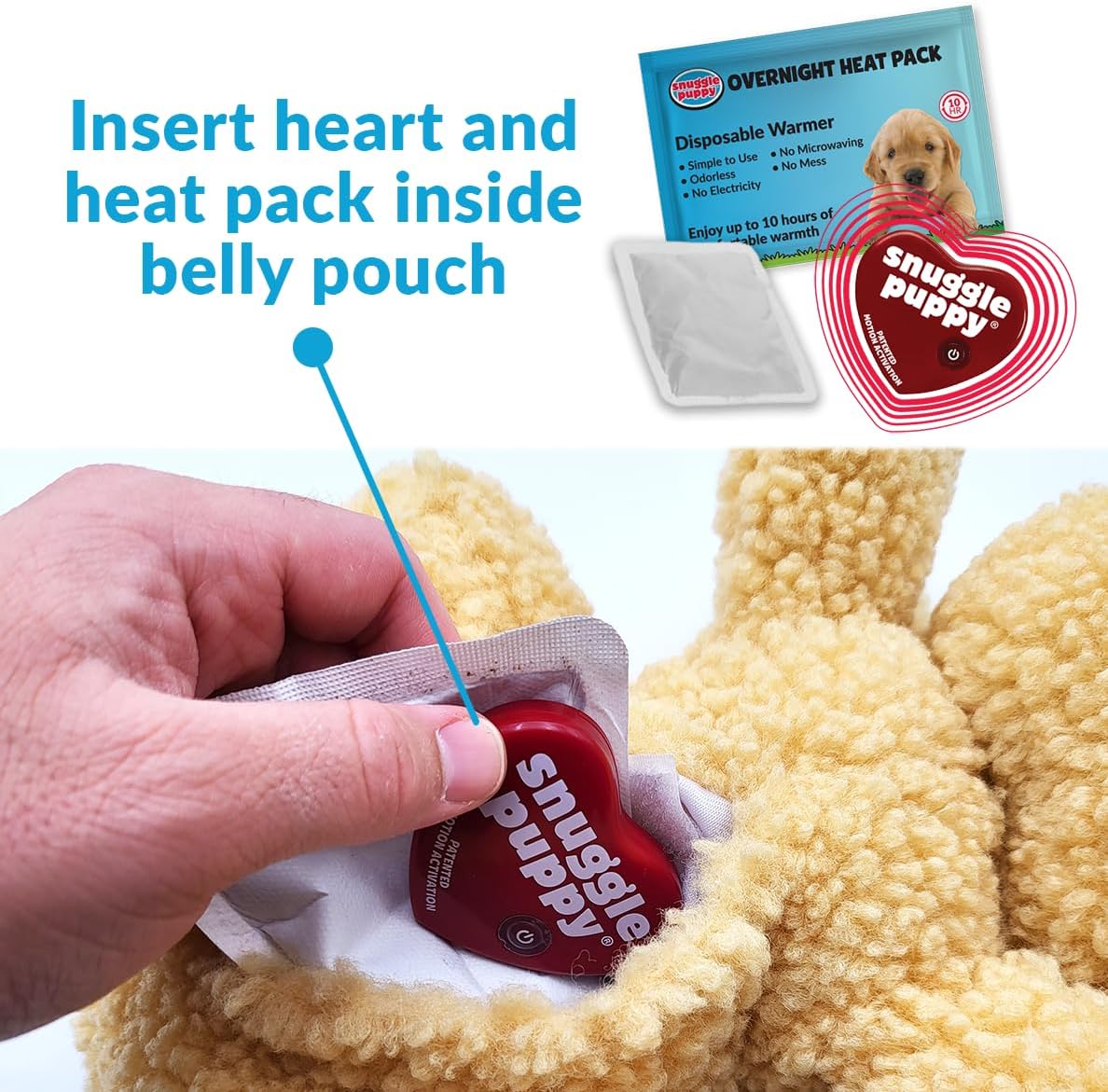 SmartPetLove Special Edition Snuggle Puppy Toys - Heartbeat Puppy for Dogs - Pet Anxiety Relief and Calming Aid - Comfort Dog Toys for Behavioral Training in Doodle