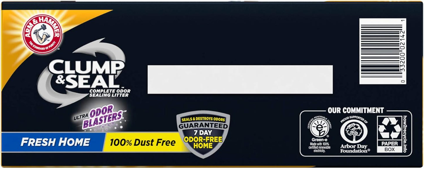 ARM & HAMMER Clump & Seal Cat Litter, Fresh Scent 14lb