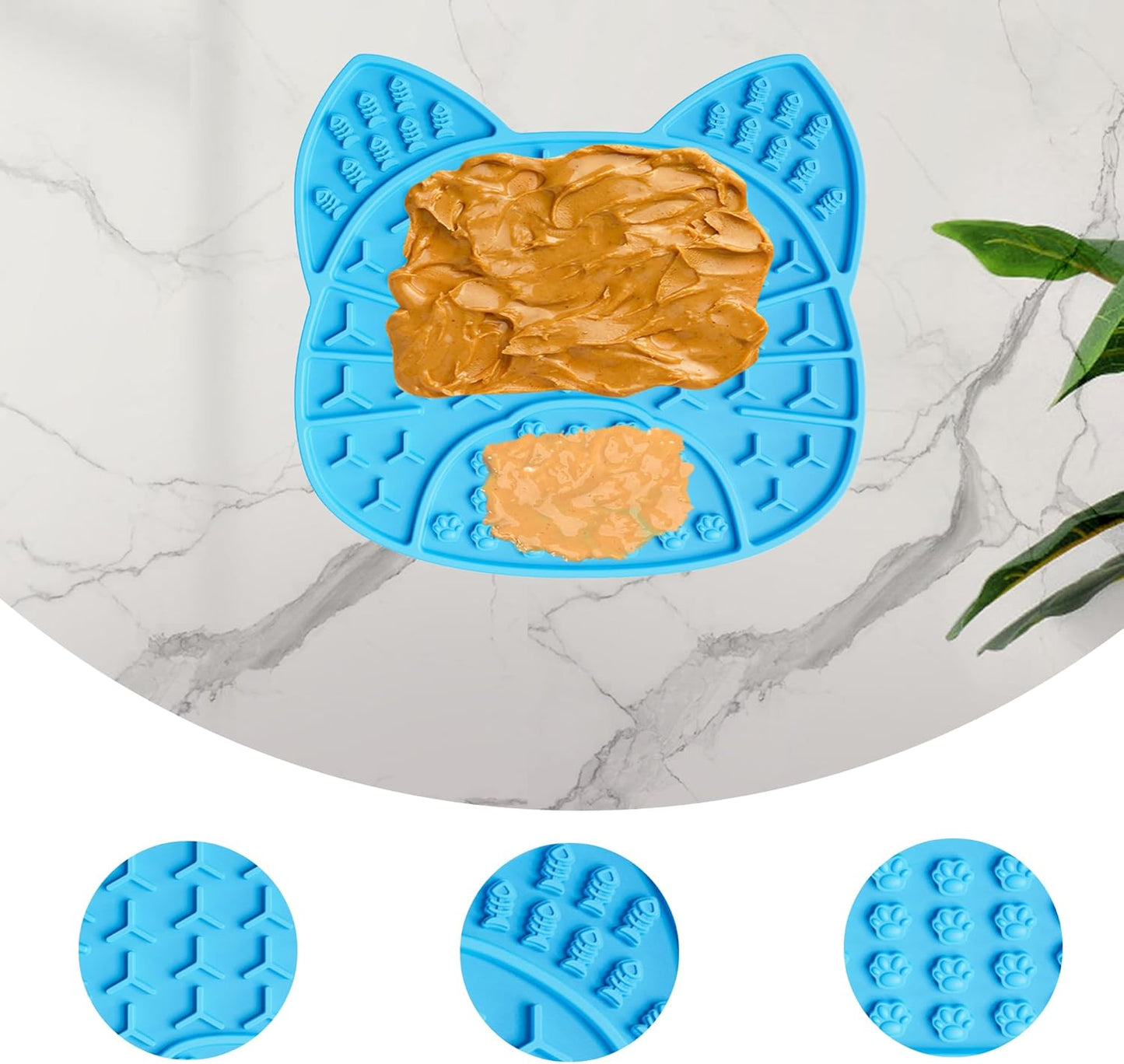 Dog Lick Mat with Suction Cups, Anxiety Relief and Boredom Buster, Pet Enrichment Toy for Dogs and Cats (Avocado Green)