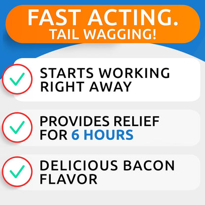 BARK&SPARK Dog Probiotics for Digestive Health+Calming Chews Bundle - Anxiety Relief Treats - Diarrhea, Gas Treatment, Upset Stomach Relief - Probiotic Chews for Dogs