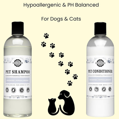 Rustic Strength PH Balanced Hypoallergenic Pet Conditioner for Dogs and Cats, 16 oz
